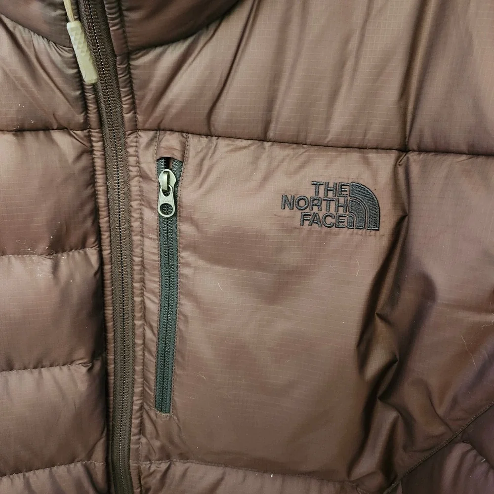 The North‎ Face Puffer Jacket Brown 550 Goose Down Fill Mens XXL